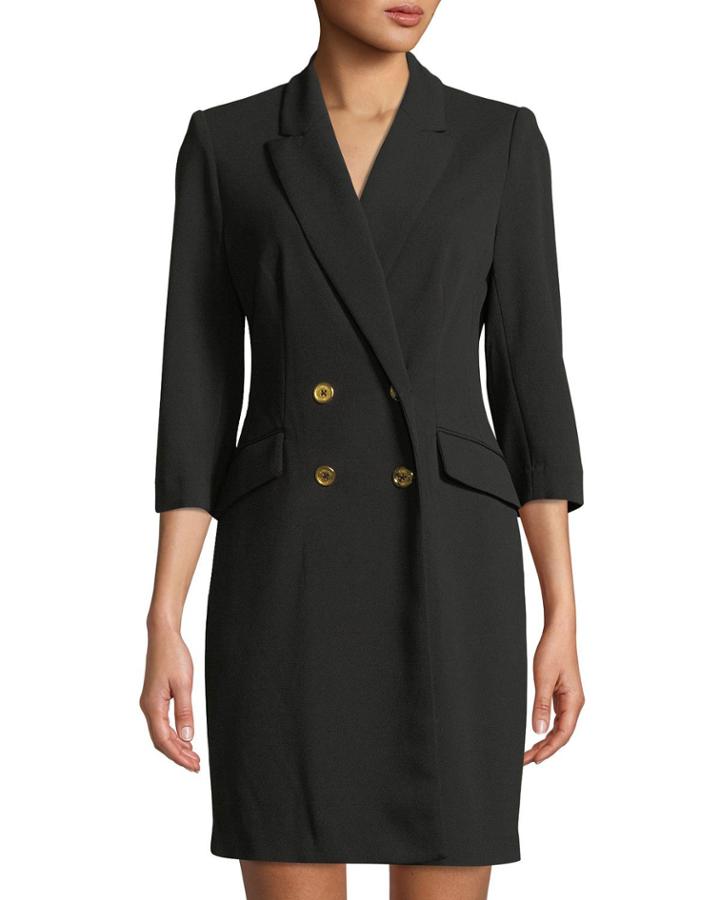 Double-breasted Coat Dress