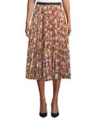 Heavyn Pleated Printed Silk