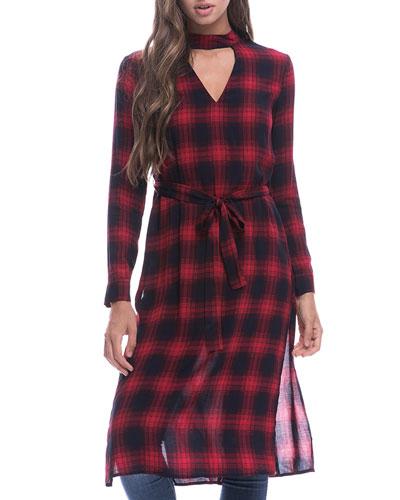 Long Choker-style Tunic