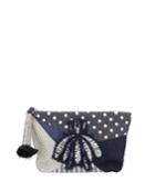Granceola Striped Pouch Bag