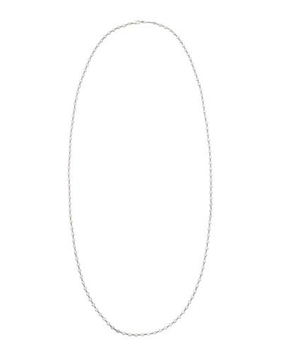 14k By-the-yard Floating Diamond Rope Necklace,