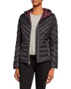 Hooded Packable Down Puffer Jacket