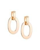 18k Rose Gold Open-drop Earrings
