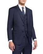 Men's Mini-chevron Three-piece Vested