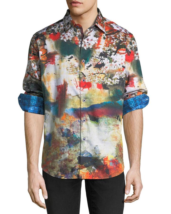 Denton Classic-fit Flower-print