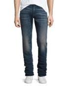 River Denim Dark Wash Slim-leg Jeans, Indigo
