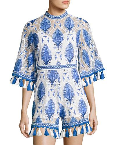 Lace Your Shoulder Romper
