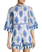Lace Your Shoulder Romper