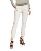 Mid-rise Straight-leg Pants