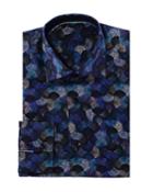 Men's Bill Multicolor Scales Poplin Print
