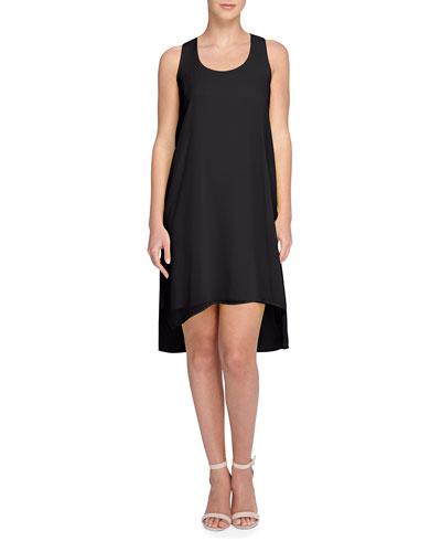 Lucila Jersey Tank Dress, Black