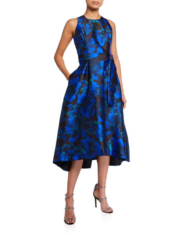 Jacquard High-low Dress