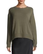 Cashmere Lace-up Pullover