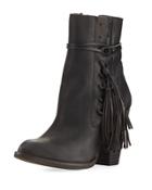 Yani Distressed Tassel Bootie