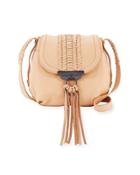 Sedona Braided Crossbody Bag, Nude