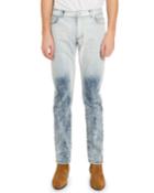 Men's Two-tone Bleached Jeans