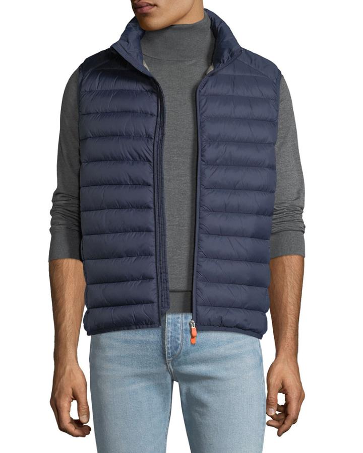 Men's Quilted Nylon Vest