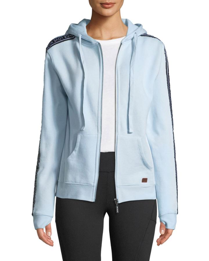 Love Life Zip-front Hoodie,