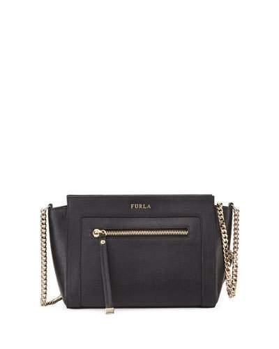 Ginevra Small Leather Crossbody Bag