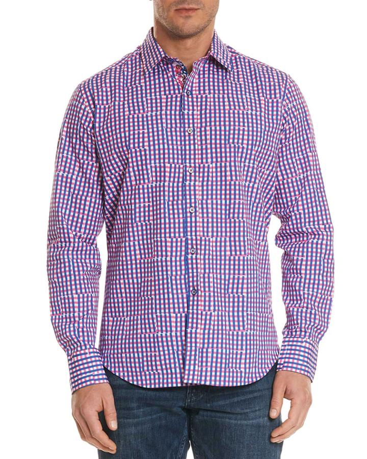 Men's Perez Classic Fit Broken Gingham