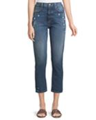 Amazing High-rise Ankle Girlfriend Jeans