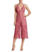 Marion Lace Illusion Culottes Jumpsuit