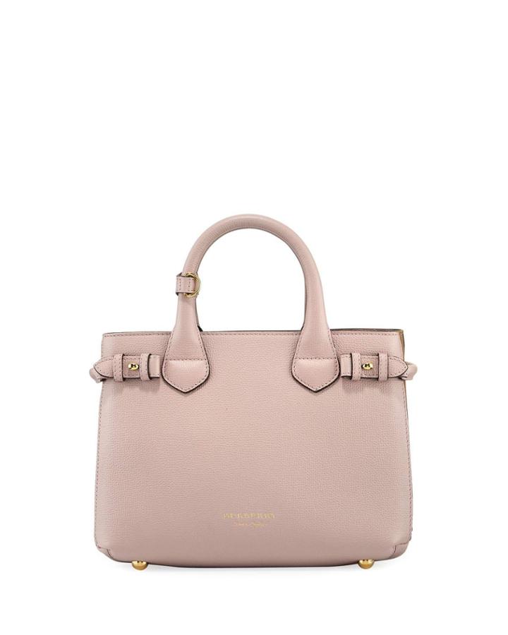 Banner House Check Derby Tote Bag, Pale Orchid