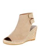 Download Suede Low-wedge Espadrille