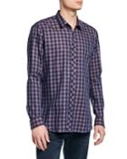 Men's Semi-fitted Long-sleeve Check