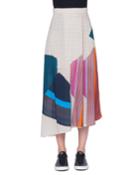 Abstract-print Asymmetric