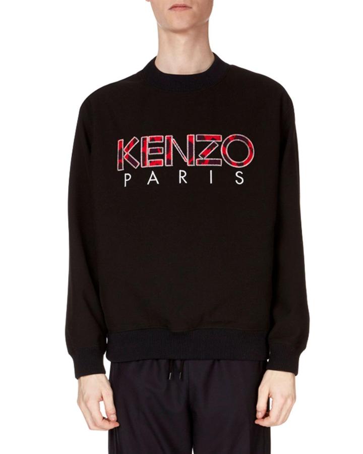 Men's Logo Crewneck Woven