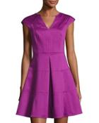 A-line Backless Dress, Purple
