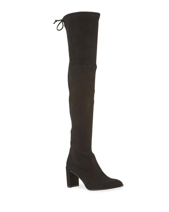 Landmark Suede Over-the-knee Boots