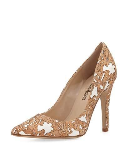 Beeche Cork Pointed-toe Pump,