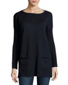 Loose 2-pocket Pullover