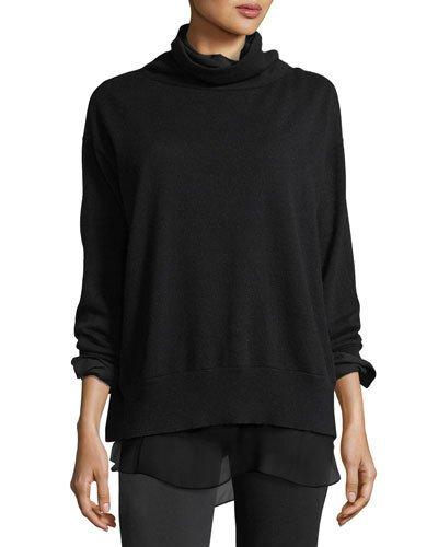 Cashmere Turtleneck W/