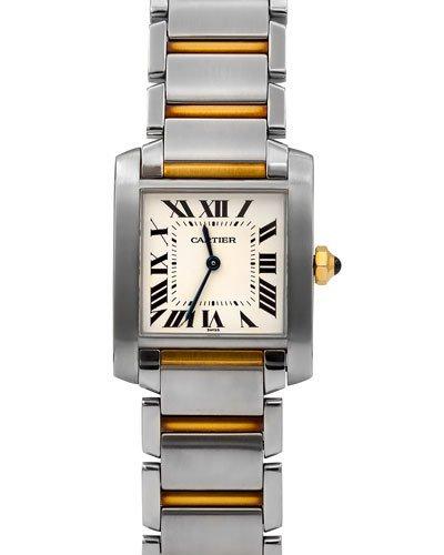 Pre-owned 18k Tank Francaise Bracelet Watch, Two-tone