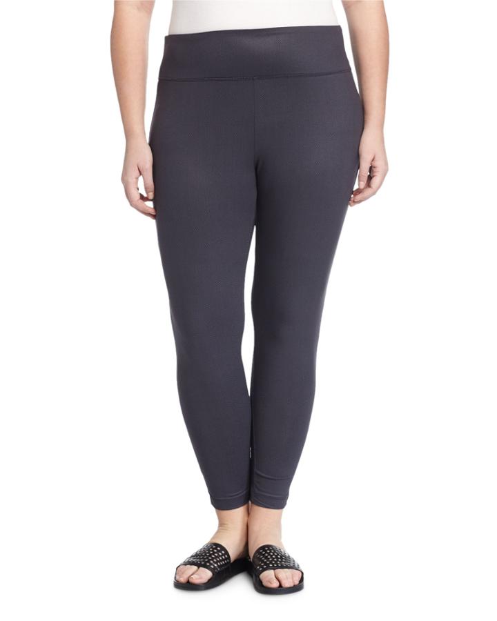 Balance Herringbone Drywik Leggings, Black, Women's, Size: