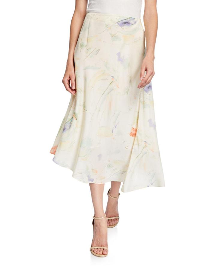 Dessie Silk Floral-print