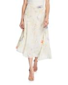 Dessie Silk Floral-print
