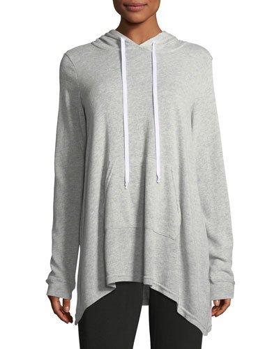 Angled-hem Pullover