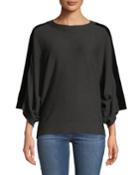 Velvet-trimmed Dolman