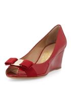 Mid-wedge Pumps, Rosso