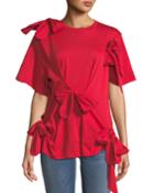 Oversize Tee With Random Ties