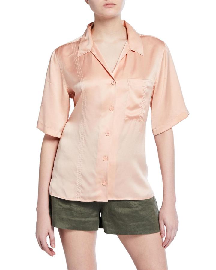 Burdette Short-sleeve Button-front