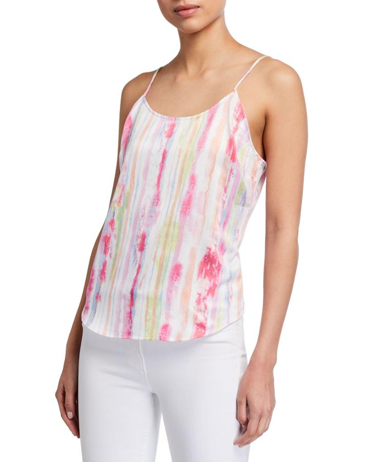 Printed Spaghetti-strap Cami