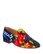 Men's Wildcolor Sequin-detail Velvet