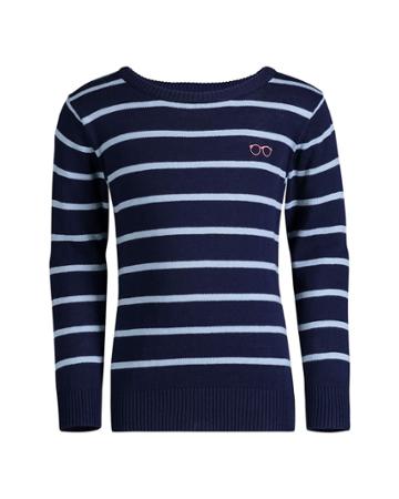 Striped Cotton Sweater,