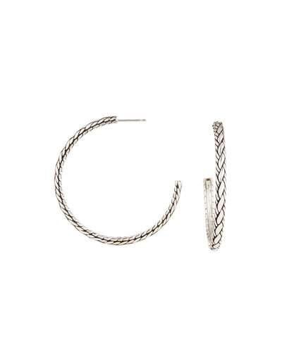 Classic Chain Kepang Hoop Earrings