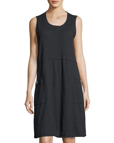 Napa Patch-pocket Jersey Dress